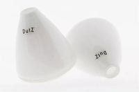 TUMBLING VASE - H12 D10 cm - WHITE
