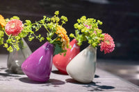 TUMBLING VASE - H12 D10 cm - ROSE