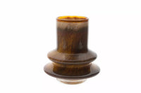 VASE RINGO- H18 D16 cm - MOCCA