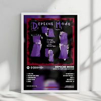 Depeche Mode "Songs of Faith and Devotion" Album Cover Poster - with Complete Tracklist