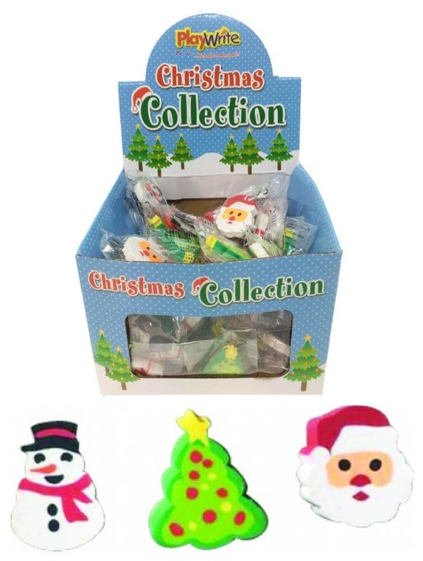Fun & Festive Christmas Themed Eraser (single)