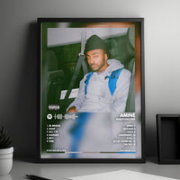 Amine "ONEPOINTFIVE" Album Cover Poster - with Complete Tracklist