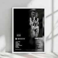 Chief Keef "Bang 3" Album Cover Poster - with Complete Tracklist