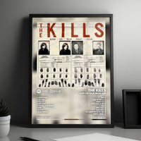 The Kills "Keep On Your Mean Side" Album Cover Poster - with Complete Tracklist