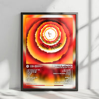 Stevie Wonder "Songs in the Key of Life  " Album Cover Poster - with Complete Tracklist