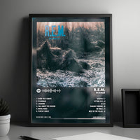 R.E.M. "Murmur" Album Cover Poster - with Complete Tracklist