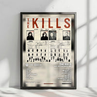 The Kills "Keep On Your Mean Side" Album Cover Poster - with Complete Tracklist