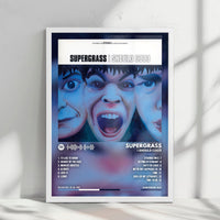 Supergrass "I Should Coco" Album Cover Poster - with Complete Tracklist