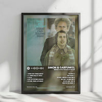 Simon & Garfunkel "Bridge Over Troubled Water  " Album Cover Poster - with Complete Tracklist