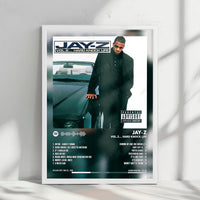Jay-Z "Vol. 2... Hard Knock Life" Album Cover Poster - with Complete Tracklist