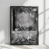 Coldplay "Everyday Life" Album Cover Poster - with Complete Tracklist