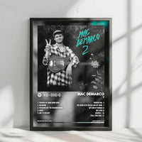 Mac DeMarco "2" Album Cover Poster - with Complete Tracklist