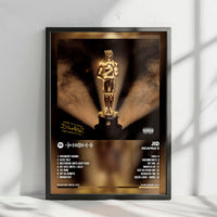 JID "DiCaprio 2" Album Cover Poster - with Complete Tracklist