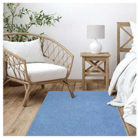 Fiji Sky Blue Washable Shaggy Rug for Comfort and Style