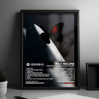 Post Malone "Twelve Carat Toothache (Deluxe)" Album Cover Poster - with Complete Tracklist
