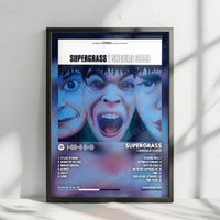 Supergrass "I Should Coco" Album Cover Poster - with Complete Tracklist