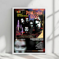 Powerman 5000 "Tonight The Stars Revolt!" Album Cover Poster - with Complete Tracklist