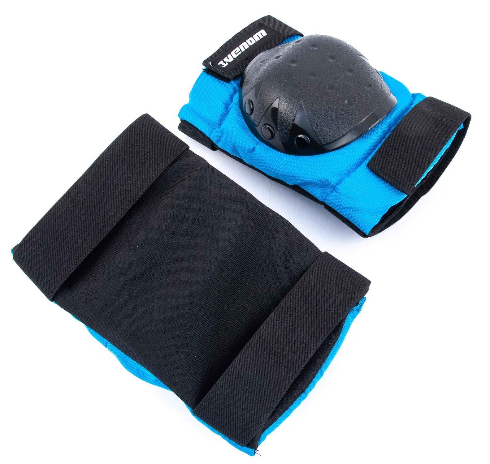 Venom Triple Knee/Elbow/Wrist Pad Set - Blue Black