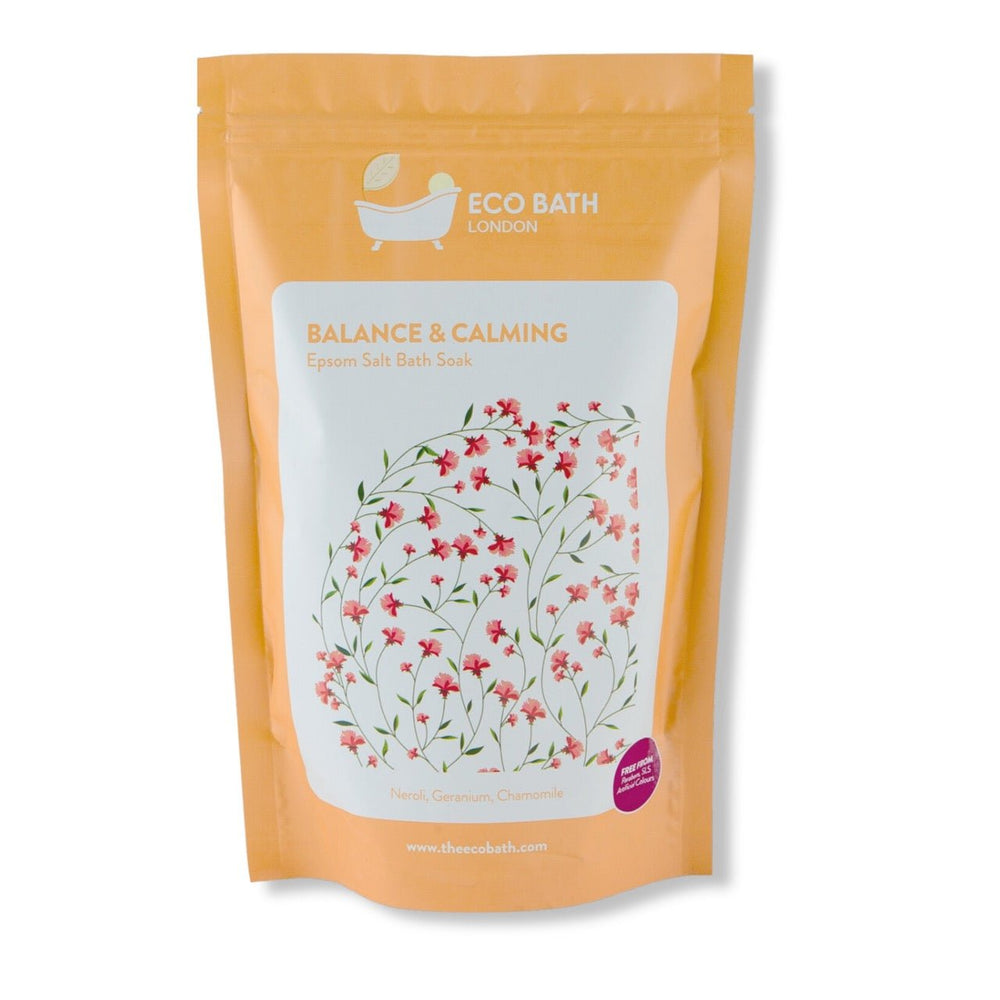 Eco Bath London Balance and Calming Epsom Salt Bath Soak - Pouch | 500g & 1000g