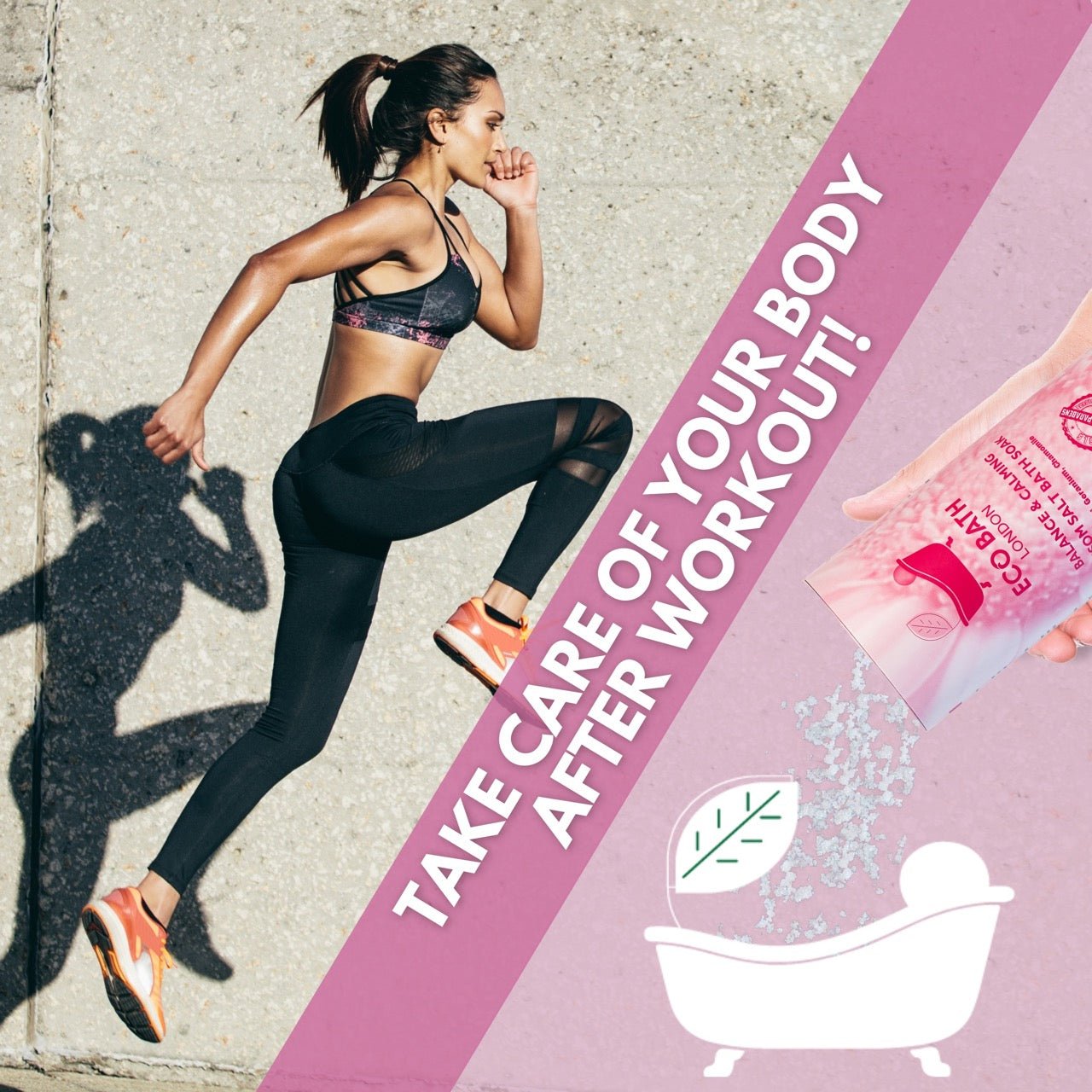 Eco Bath London Balance and Calming Epsom Salt Bath Soak - Tube