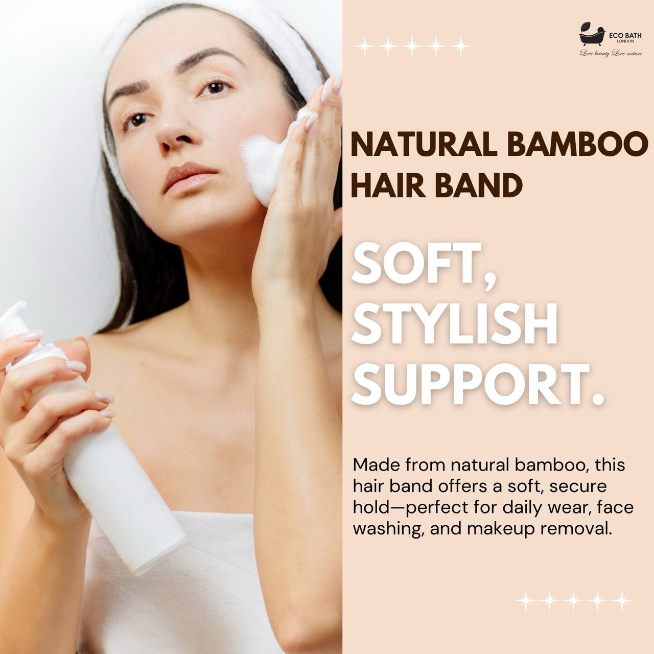 Eco Bath Bamboo Hair Band