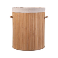 Eco Bath London Bamboo Laundry Basket with Lid and Removable Lining