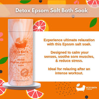 Eco Bath London Detox Epsom Salt Bath Soak - Tube