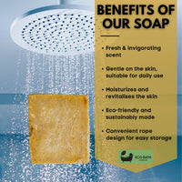 Eco Bath Hand Made Bay & Olive Soap (+/- 200gr)