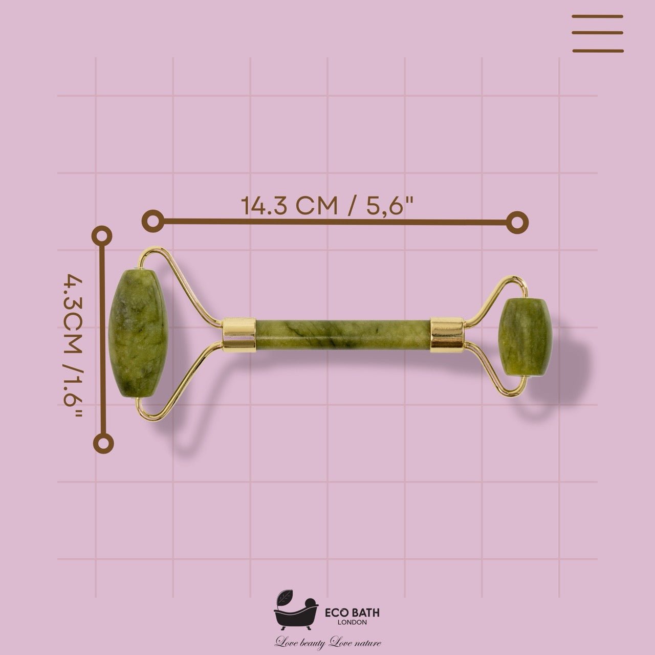 Eco Bath Jade Face Roller