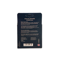 Eco Bath London Konjac Sponge Charcoal - Natural Exfoliating Sponge for Facial Deep Cleansing