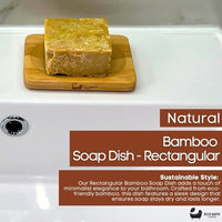 Eco Bath London Bamboo Rectangle Soap Dish