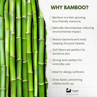 Eco Bath London Moisturising Gloves - 1 Pair, Ultra Soft Hand Gloves for Eczema & Dry Hands