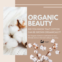 Eco Bath London Organic Cotton Bath Mitt - Pack of 3, Ultra Soft and Hypoallergenic