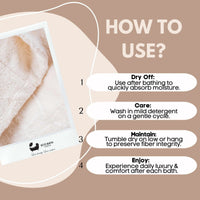 Eco Bath London Organic Cotton Hand Towel - 50x100cm