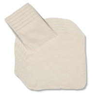 Eco Bath London Organic Cotton Muslin Face Cloth - Pack of 6, Available in Natural and White Colours