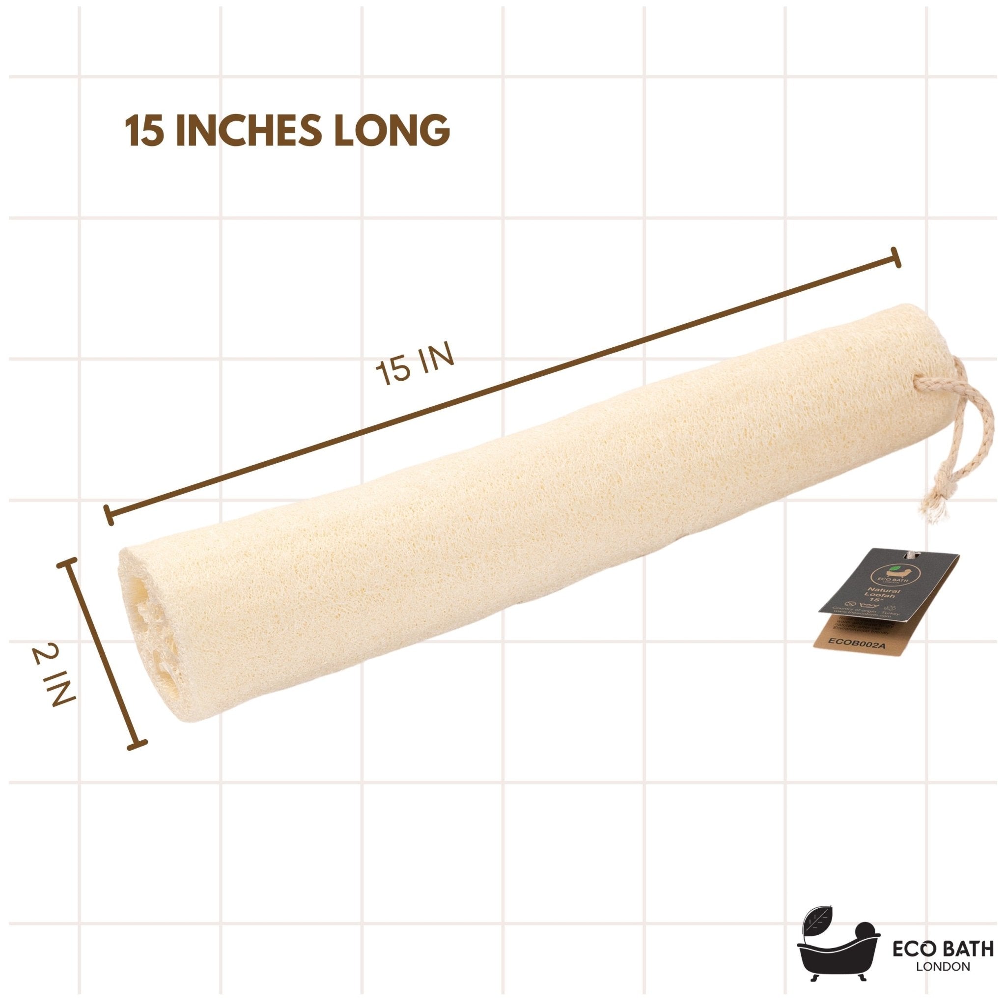 Eco Bath Natural Loofah [Home Grown]