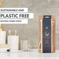 Eco Bath Natural Ramie Back Strap