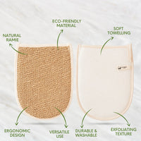 Eco Bath Natural Ramie Bath Mitt