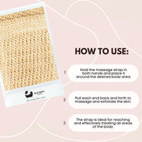 Eco Bath London Natural Cotton & Sisal Back Strap