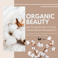 Eco Bath London Natural Toweling Slippers - Luxury 100% Organic Cotton Indoor Slippers for Bath and Home