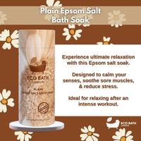 Eco Bath London Plain Epsom Salt Bath Soak - Tube