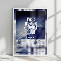 Two Door Cinema Club "Tourist History" Album Cover Poster - with Complete Tracklist
