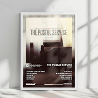 The Postal Service "Give Up  " Album Cover Poster - with Complete Tracklist