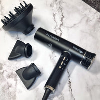 Professional Head Jog Hairdryer Futaria Black