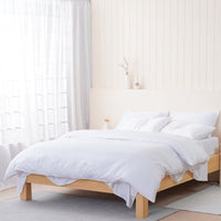 Ella Cotton Luxurious White Flat Sheet