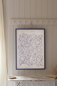 No.099 - Ethereal Leaves - Vintage Archive Poster Prints