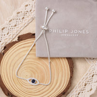 Evil Eye Friendship Bracelet Created with Zircondia® Crystals