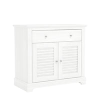 Salcombe Sideboard White 2 Doors 2 Shelves 1 Drawer