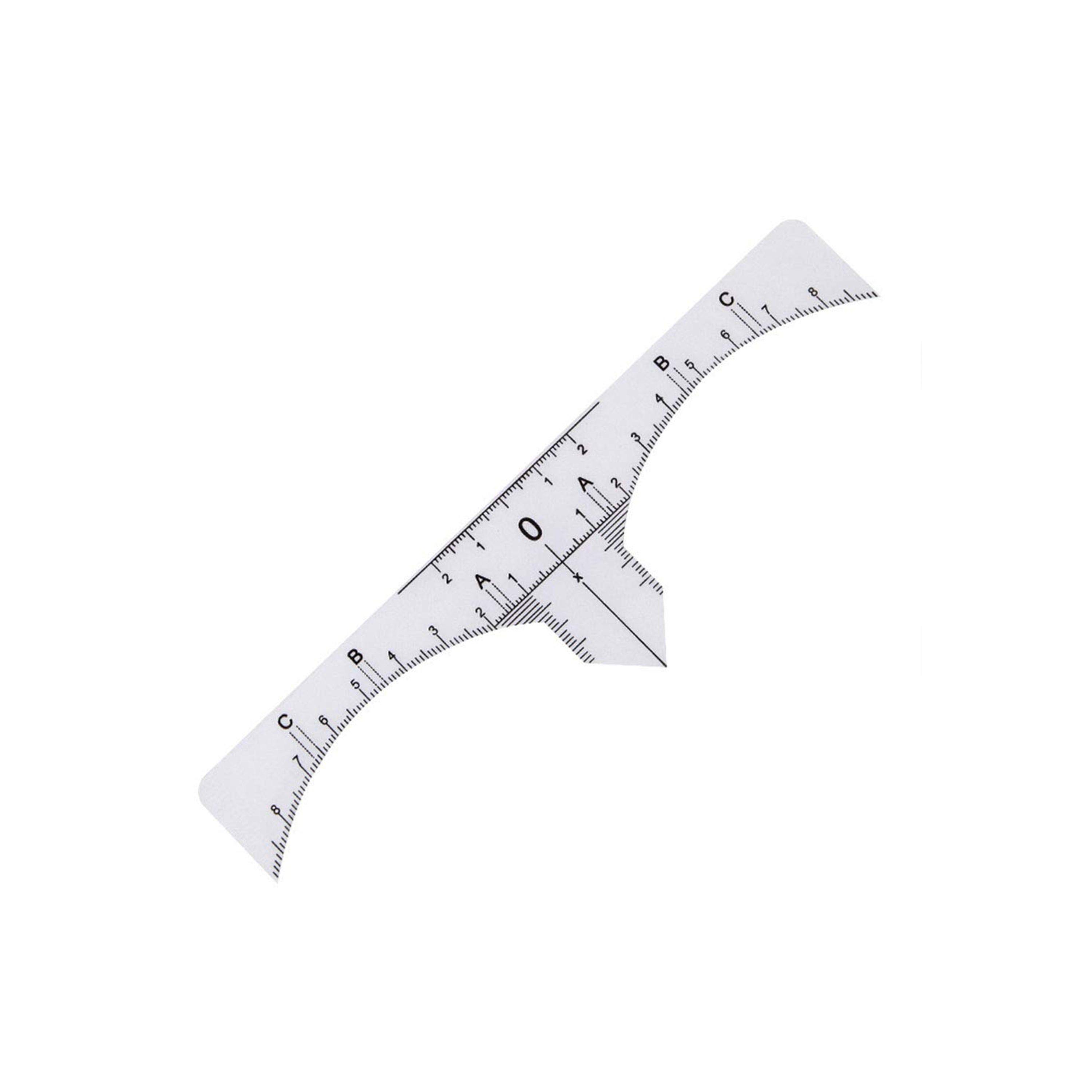 Eyebrow Measuring Ruler - Sticker 25 pcs