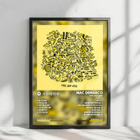 Mac DeMarco "This Old Dog" Album Cover Poster - with Complete Tracklist